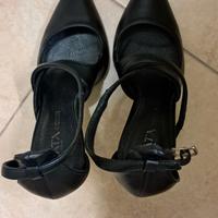 Scarpe con tacco alto nere Tata Woman 