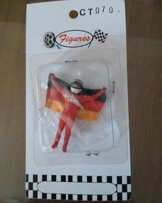 1:43 Figura Michael Schumaker con bandiera 1996 -