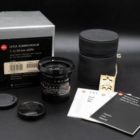 Leica 35mm f2 summicron Black Paint