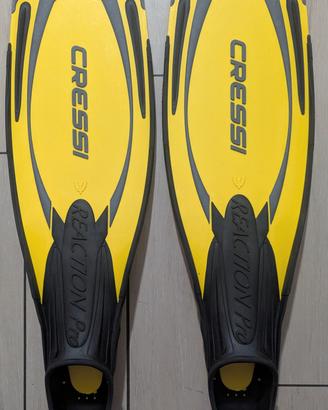PINNE CRESSI REACTION PRO. SNORKELING E SUB.