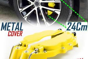 Cover COPRI PINZE Freni Auto GIALLE Tuning 24CM