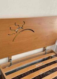 Letto legno naturale