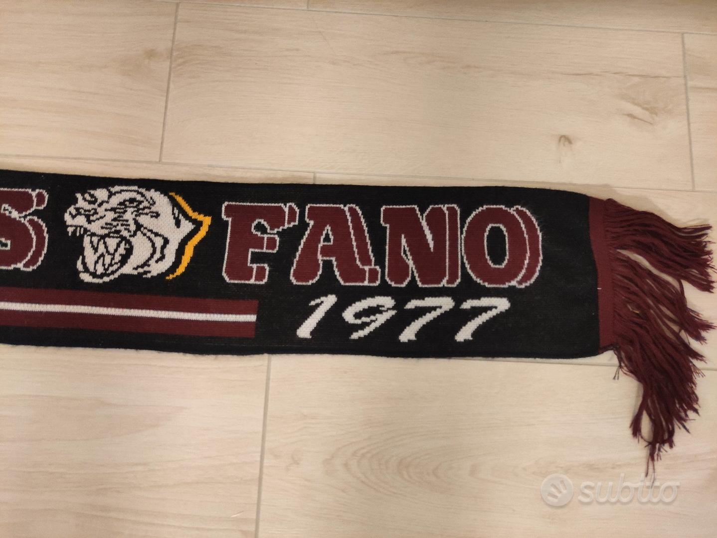 Écharpe Ultras FANO Années 90 – Collector Ultra Rare – Bianco Granata