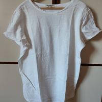 ALCOTT T-SHIRT BIANCO XL LINEN BLEND ORIGINALE