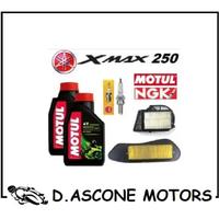 kit tagliando xmax xcity 250 2 filtri 2lt olio Mot