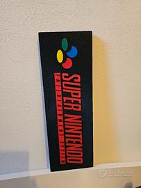 Insegna Targa Super Nintendo 