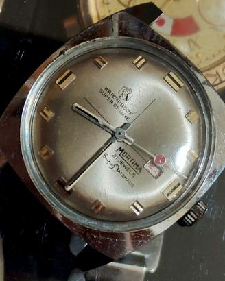 Orologio Vintage Mortima Super Datomatic 21 Jewels