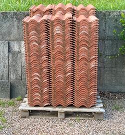 Tegole in cemento doppia granulata rosse