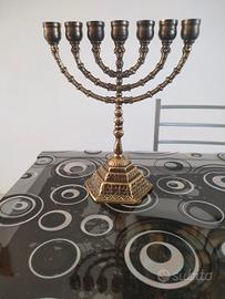 Candelabro Ebraico "Menorah" originale di Israele