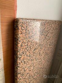 Piano tavolo granito Rosa Porrino 130x70