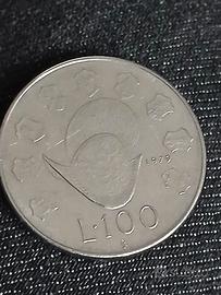 100 lire s.marino 1979