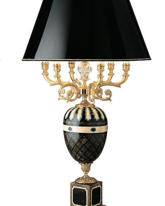 Lampada da tavolo "Ulmus"Laudarte oro 24k