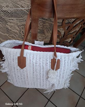 borsa mare rattan + trapuntino matrimoniale