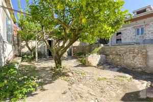 Rudere con grande giardino