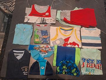 Lotto estivo abbigliamento bambino.