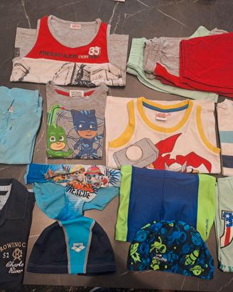 Lotto estivo abbigliamento bambino.