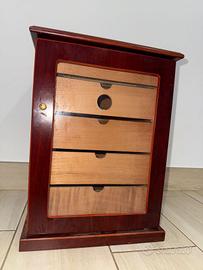 Umidificatore portasigari in legno di cedro