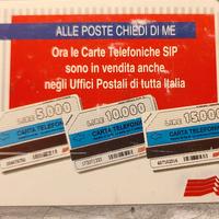 scheda telefonica SIP rara Alle Poste...