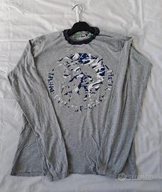 T-shirt Diesel Uomo Maglietta Maniche Lunghe
