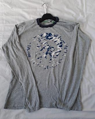 T-shirt Diesel Uomo Maglietta Maniche Lunghe