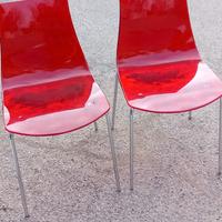 coppia di sedie calligaris ice