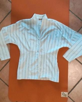 Camicia bianca rigata tg 44
