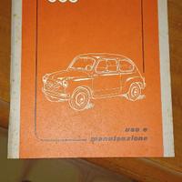 Copia anastatica uso e man fiat 600 del 55