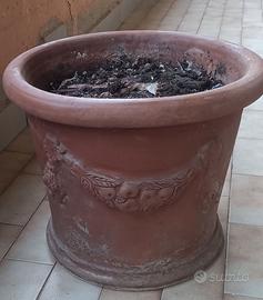 Vaso in terracotta artigianale