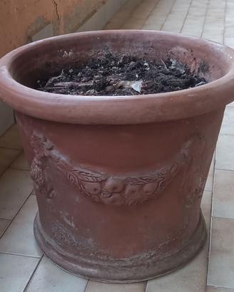 Vaso in terracotta artigianale