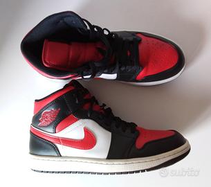 Air Jordan 1 Mid taglia 42,5 EUR/US 9/UK 8  cm 27 