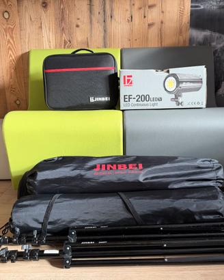 Kit luci studio Jinbei LED continue