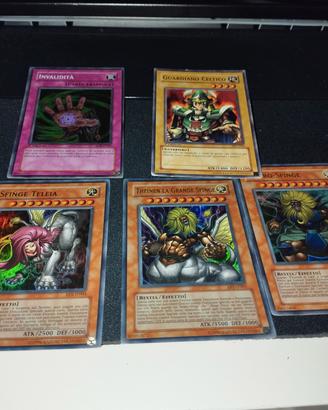 Lotto carte rare Yu-Gi-Oh!