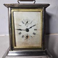 Antico orologio Vittoriano da carrozza tardo 800