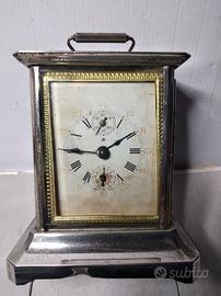 Antico orologio Vittoriano da carrozza tardo 800