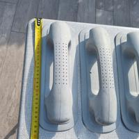 3 maniglie nuove per  gommone grigie da cm 30