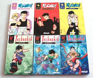 PUGNO + TECHNOKID n. 1-3 (2 SERIE COMPLETE)