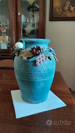 Vaso decorativo in terracotta