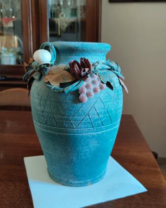 Vaso decorativo in terracotta