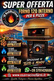 Forno Pizza Napoletano a legna o gas Drago