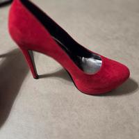Scarpe Decolté rosse 