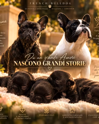 Cuccioli di Bouledogue Francese con pedigree
