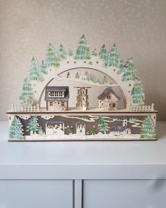 Arco luminoso natalizio 3D a led. Sweden