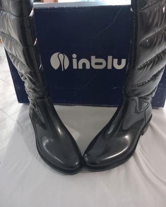 stivali " in blu " gomma /vernice