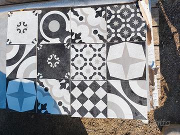 cementine formato 20x20 con 10 disegni 