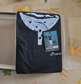 PIGIAMA DONNA PINOCCHIETTO CAPRICCI T.XL BIANCO E 
