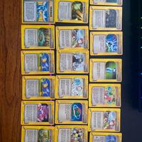 Lotto carte pokemon vintage trainer