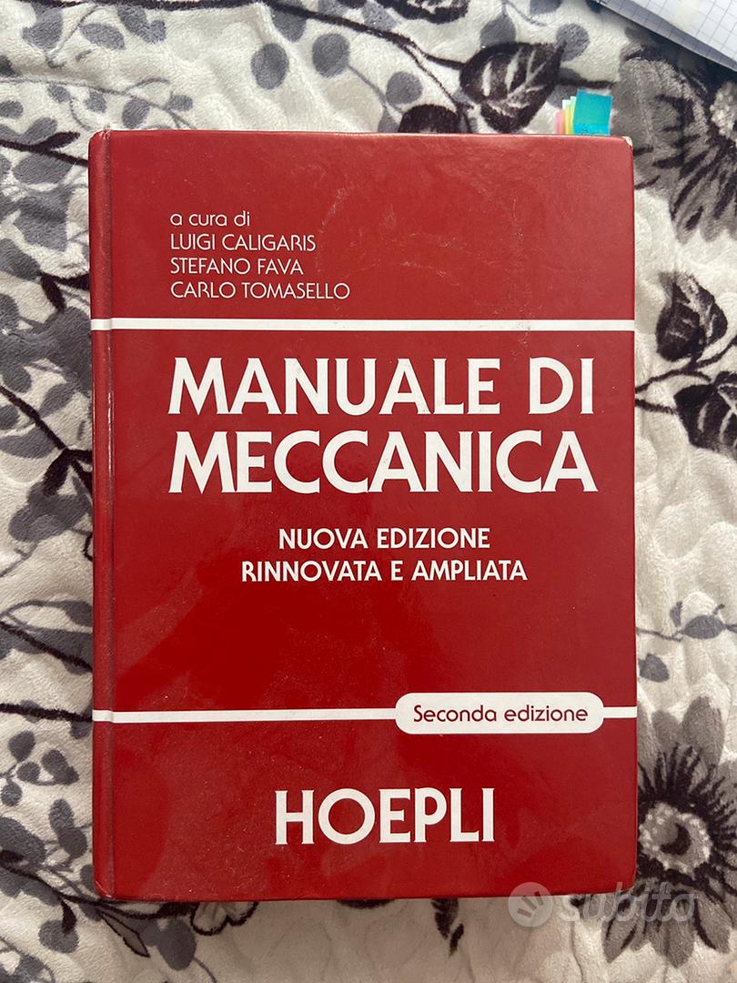 Manuale di Meccanica Hoepli SECONDA EDIZIONE - Libri e Riviste In vendita a  Venezia