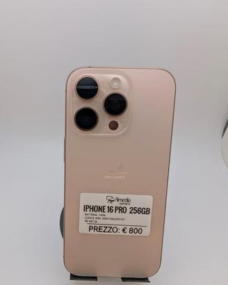 IPHONE 16 PRO 256 GB desert usato garanzia 