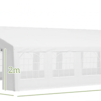 telo per gazebo 6 metri x 12 metri con finestre