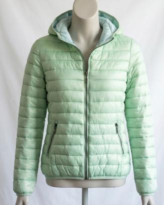 Piumino leggero color verde menta chiaro